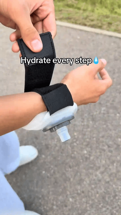 Wrist Hydration Bottle Handsfree Silicone Bite Mouthpiece