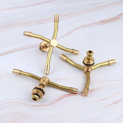 SpinJet Pro – 360° Brass Garden Sprinkler – Adjustable Watering System