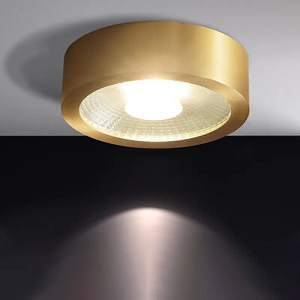 Recessed LED Ceiling Light Copper Finish 5 in Round Ultra Low Profile for Bedroom Entryway Kitchen