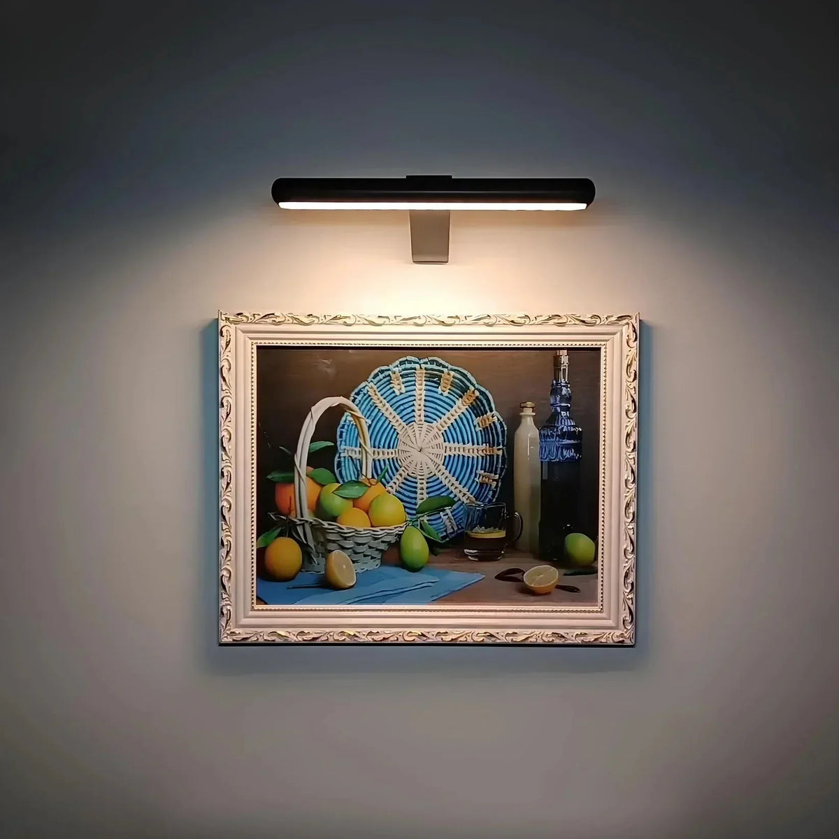 Wireless LED Picture Light with Dimmer & Remote – Swivel Head Art Illuminator for Wall Display