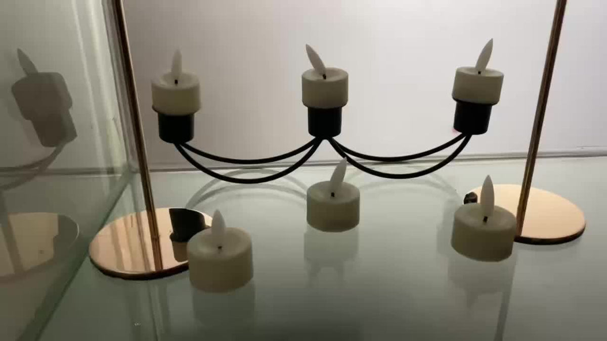 Battery Operated Flickerless Tea Light Set with Remote Control Warm Glow for Dining Tables Holiday Centerpieces Living Room Accents Safe Ind