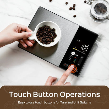 Digital Kitchen Nutrition Scale with Macro Tracking & Color Display for Meal Prep, Diet Planning & Cooking