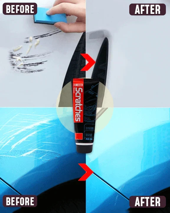 Car Plastic & Trim Restorer Polish Kit for Faded Auto Surfaces | Scratch Repair for Headlights, Bumpers & Dashboard | UV Protection