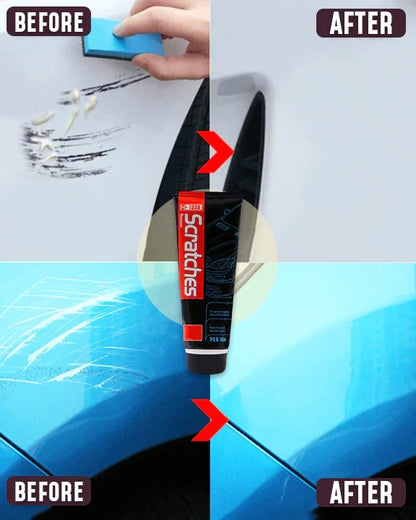 Car Plastic & Trim Restorer Polish Kit for Faded Auto Surfaces | Scratch Repair for Headlights, Bumpers & Dashboard | UV Protection