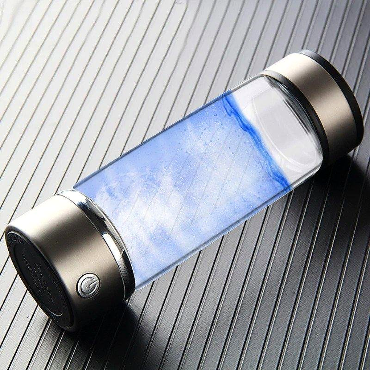 Rechargeable Hydrogen Water Generator Bottle 13.5 oz USB-C Travel Tumbler for Office Gym Home Daily Hydration