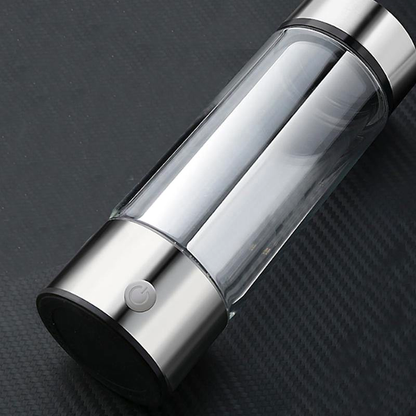 Rechargeable Hydrogen Water Generator Bottle 13.5 oz USB-C Travel Tumbler for Office Gym Home Daily Hydration