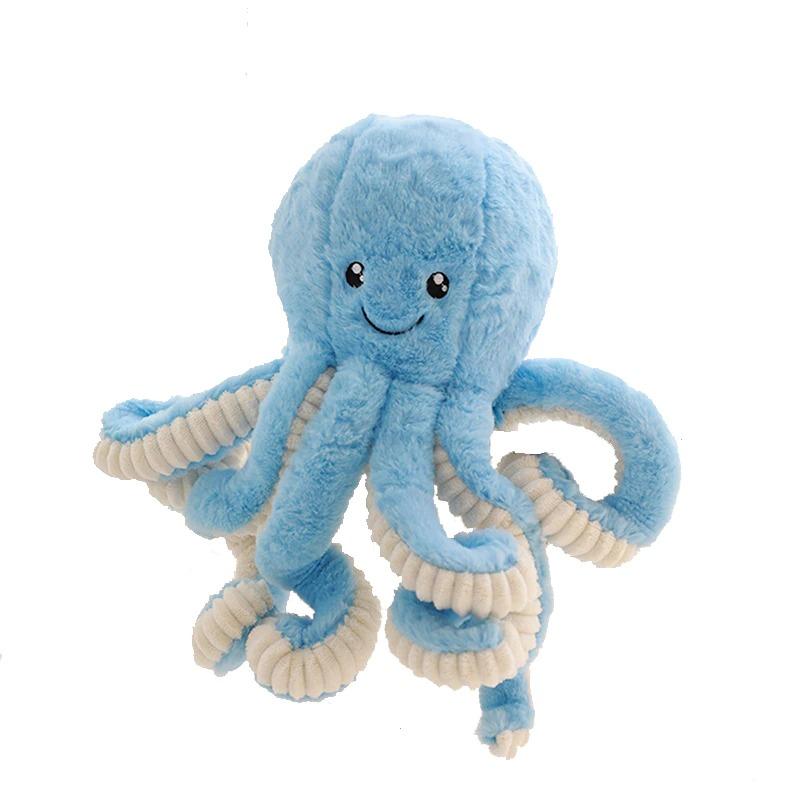 Stuffed Octopus Plush Toy Large Soft Sea Creature Cuddle Pillow for Kids Bedroom Nursery Decor Gift Blue Pink White Brown Purple