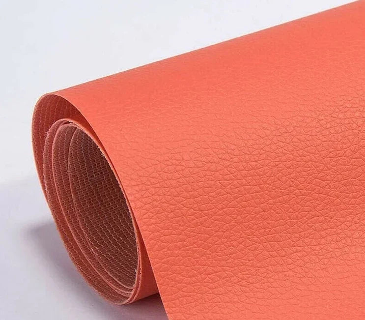 Peel-and-Stick Faux Leather Upholstery Repair Sheet – Cut to Size for Couches, Car Seats & Furniture – 8×55 in Restoration Patch