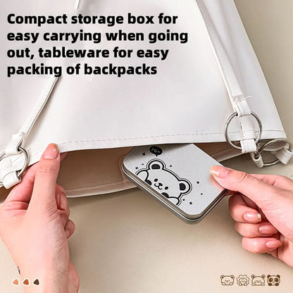 FOLDMATE – Portable Folding Fork Spoon Set