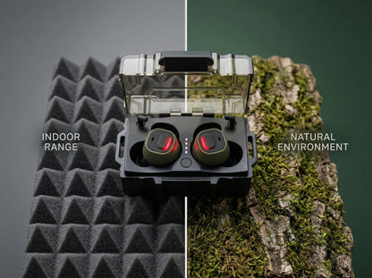Ortekor QuietixPro | Electronic Shooting Earbuds with Active Noise Reduction | Tactical Hearing Protection for Clear Communication