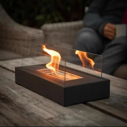 Indoor and Outdoor Smokeless Fireplace – Tabletop Bioethanol Fire Pit