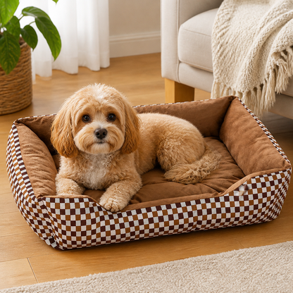 Ortekor Plush Polyester Dog Bed (Multiple Sizes)