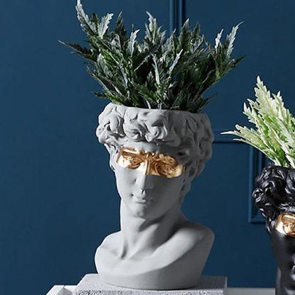 Majestic David - Ceramic Planter Sculpture