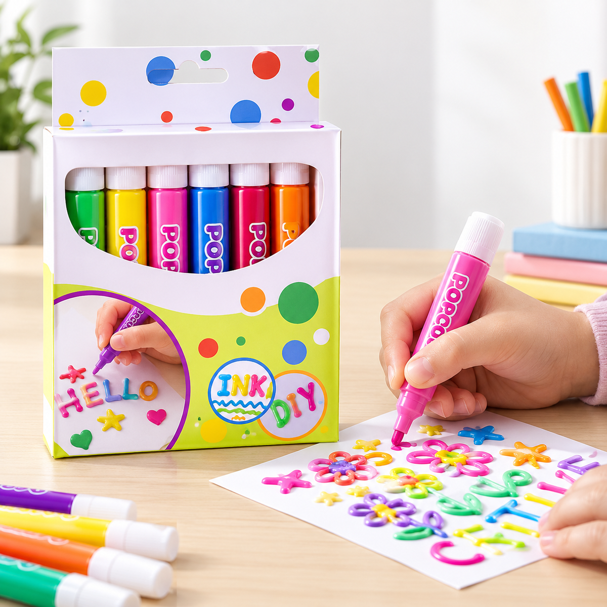 ARTSWELL – 3D Puff Effect Pens for Dimensional Art Effects
