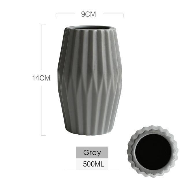 Sakura Grace Ceramic Vases