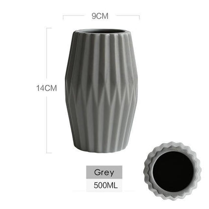 Sakura Grace Ceramic Vases