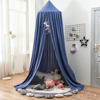 Sheer Hanging Tent Drape for Kids Bedroom – Cozy Hideaway Curtain with Light-Blocking Fabric for Naps & Reading Nook