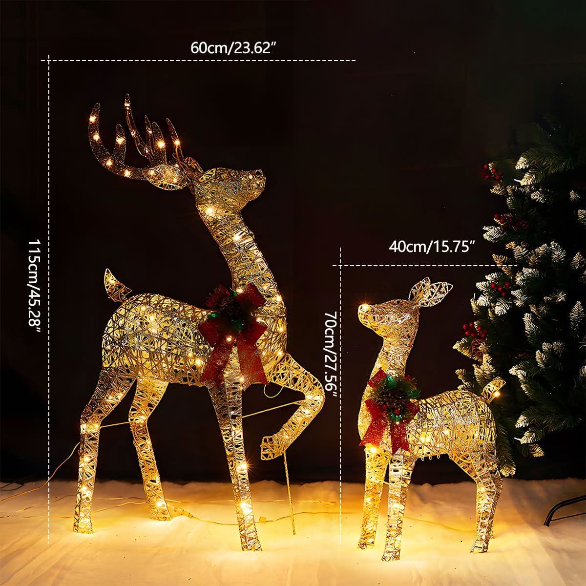 ELKLUME – Christmas Elk Lighting for Elegant Holiday Glow