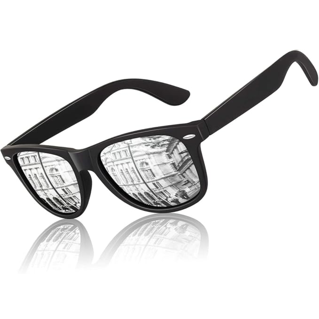 Polarized Retro Sunglasses UV400 Protection Unisex Vintage Eyewear Driving Hiking Water Sports Glare Reduction Lightweight Frames Men Women