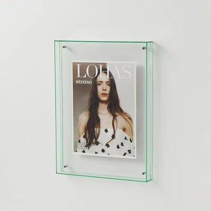 Translucent Acrylic Picture Frame with Vibrant Color Tint for Desktop & Wall Display | Modern Photo Holder for 4x6 5x7 6x8 8x10 Prints