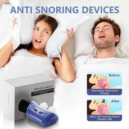 Compact Sleep Apnea Relief Device – Maskless Airway Support for Travel & Home Use | Portable Breathing Aid for Snoring & Sleep Quality