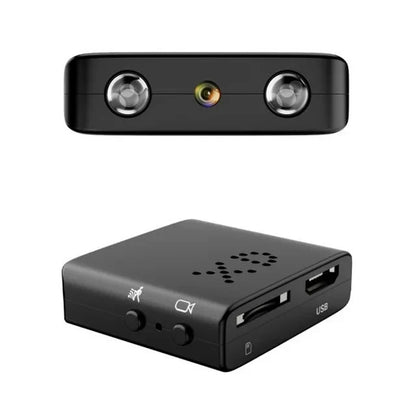 Mini Security Camera WiFi 1080P HD Indoor Wireless Surveillance Cam Night Vision Audio Wide Angle Monitoring Home Office Nanny Pet Baby
