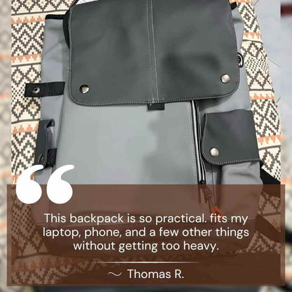 USB Charging Backpack 25L Water-Resistant Laptop Bag for Work School Travel Commute Men Women Daily Carry Organizer
