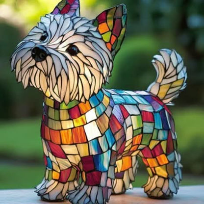 Dog Breed Sculpture LED Night Light USB Powered Desk Lamp for Bedroom Home Office Nightstand Decorative Accent Lighting