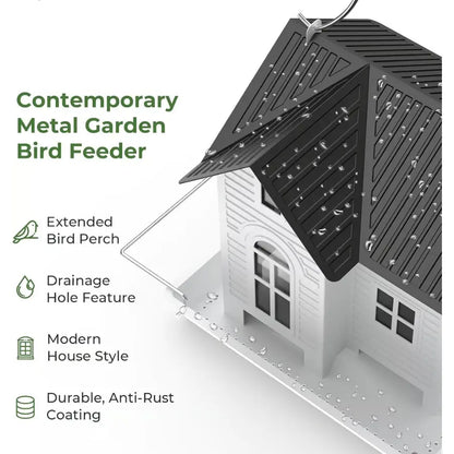 GlowNest Feeder - Solar Bird Feeder - Garden Style - LED Lighting