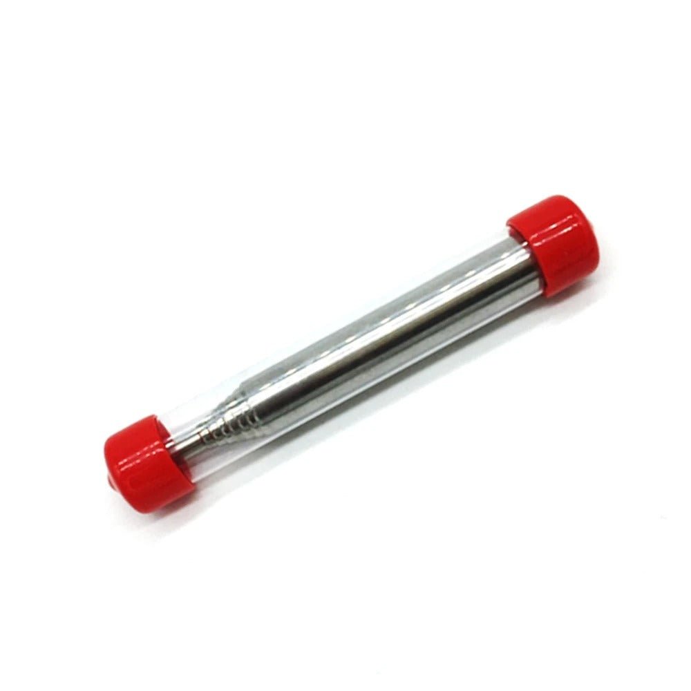 Telescoping Fire Bellows Tube – Collapsible Stainless Steel Airflow Tool for Campfires BBQ Grilling Outdoor Cooking Survival Kit Gear