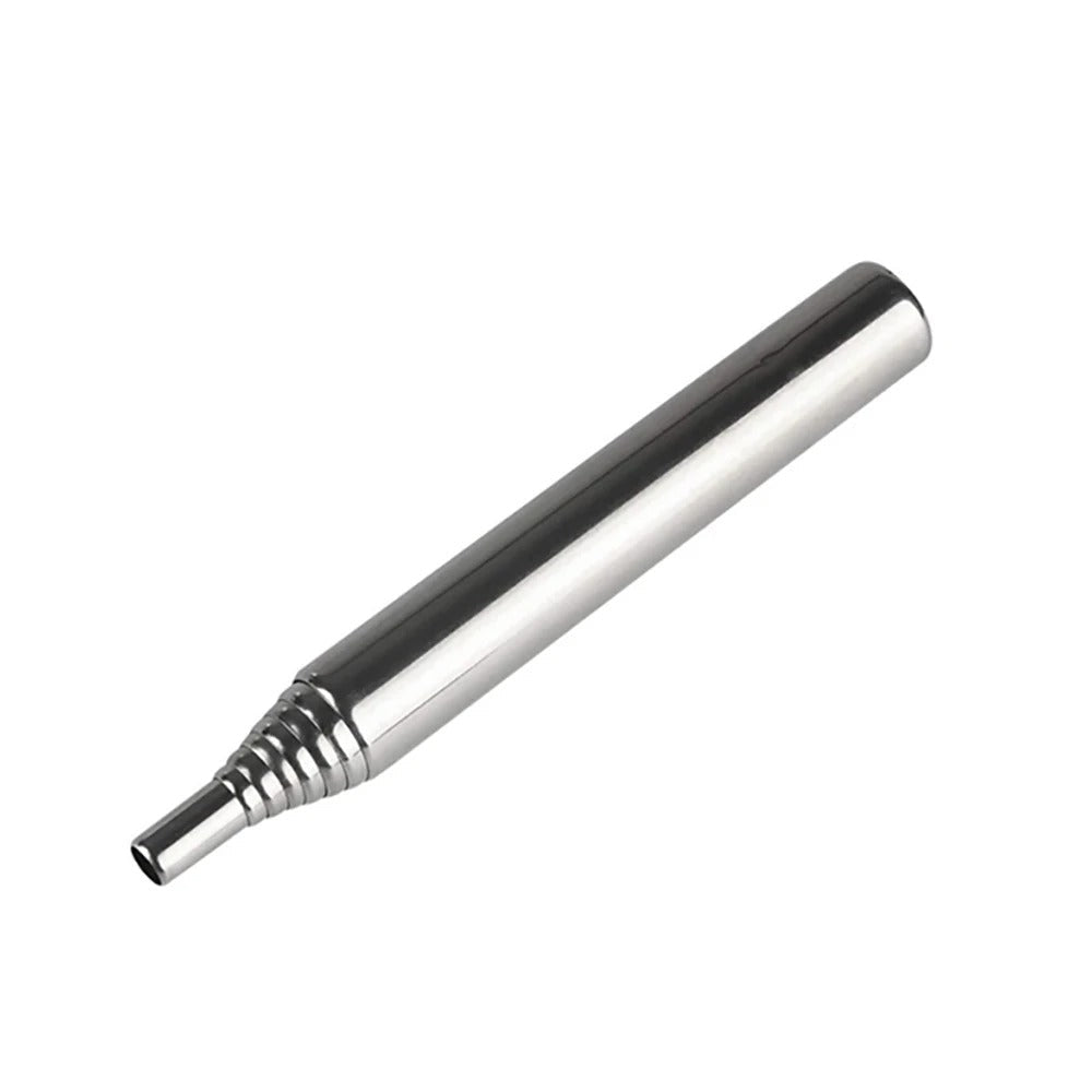 Telescoping Fire Bellows Tube – Collapsible Stainless Steel Airflow Tool for Campfires BBQ Grilling Outdoor Cooking Survival Kit Gear