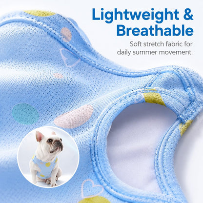 Ortekor French Bulldog Cooling Vest for Hot Summer Walks