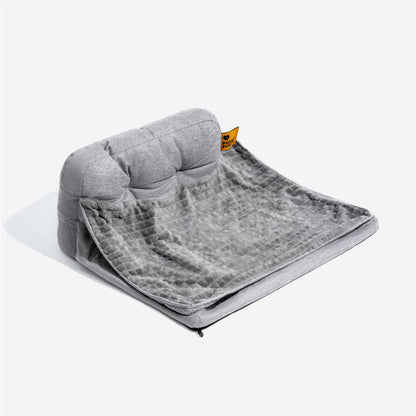 Orthopedic Pet Bed with Bolster Pillow for Dogs & Cats – Washable, Non-Slip Base, Year-Round Comfort