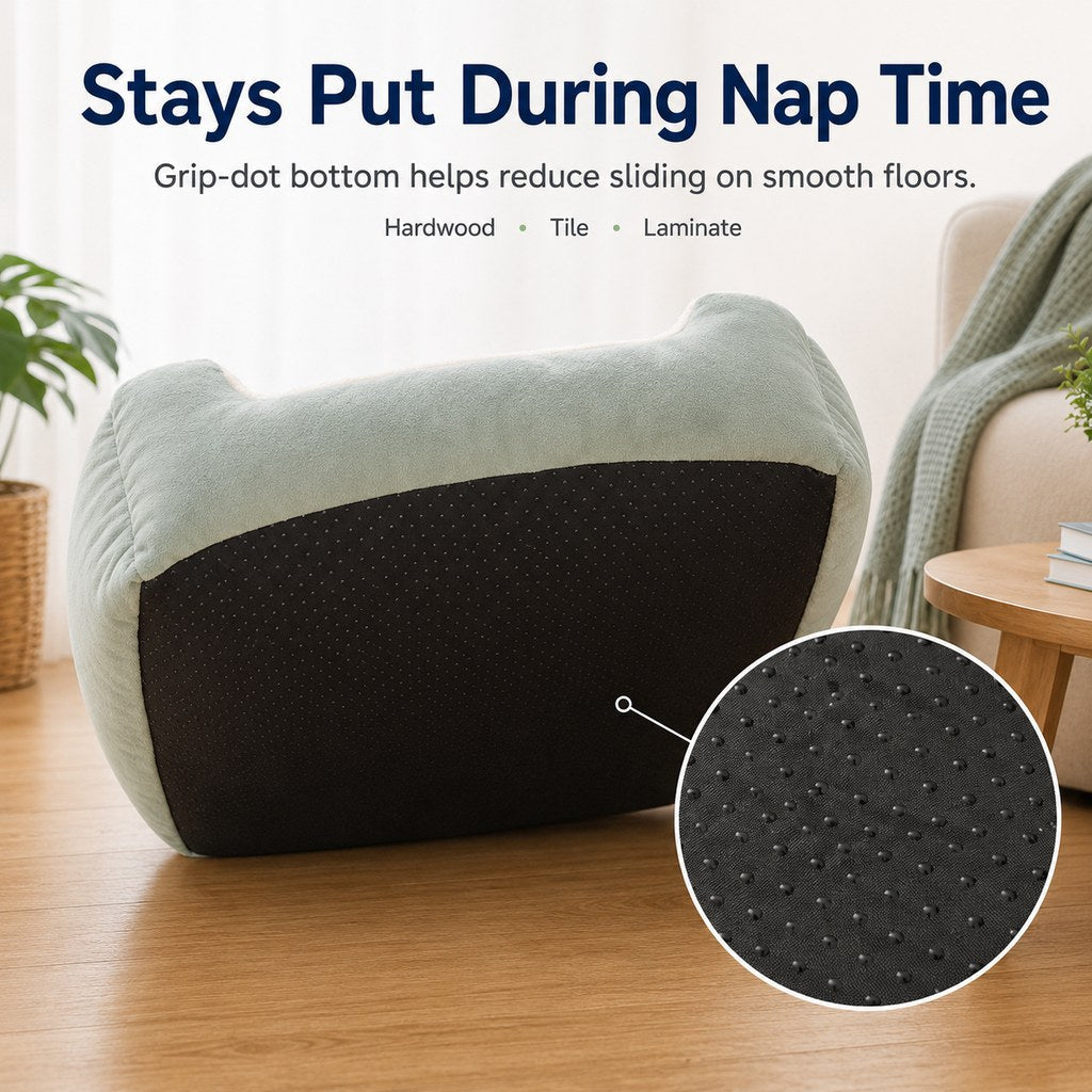 Ortekor Cozy Plush Bolster Pet Bed for Cats & Dogs - Warm Raised-Side Bed with Easy Step-In Entry