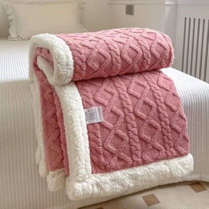 Plush Sherpa Gravity Blanket 59×79 inches Brown Couch Throw Calming Sleep Aid Relaxation Layer for Bedroom Living Room Sofa Reading Nook Snu
