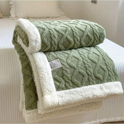 Plush Sherpa Gravity Blanket 59×79 inches Brown Couch Throw Calming Sleep Aid Relaxation Layer for Bedroom Living Room Sofa Reading Nook Snu