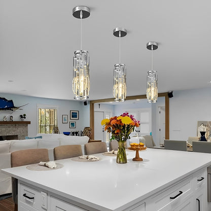Glass Drop Ceiling Light Fixture E27 Adjustable Height Kitchen & Dining Room Task Lighting Industrial Modern Retro Style Iron Frame Warm Whi