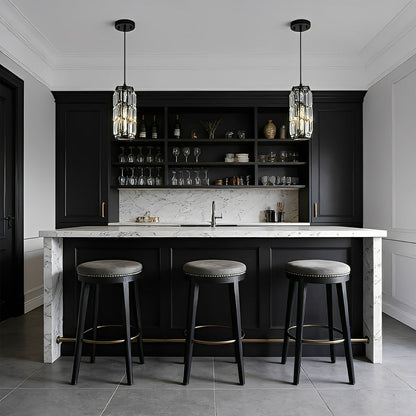 Glass Drop Ceiling Light Fixture E27 Adjustable Height Kitchen & Dining Room Task Lighting Industrial Modern Retro Style Iron Frame Warm Whi