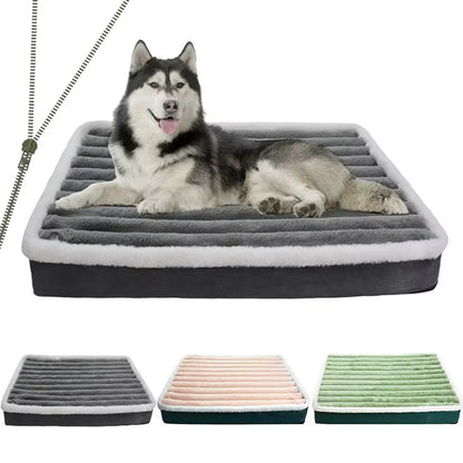Orthopedic Dog Bed with Egg Crate Foam & Washable Cover for Joint Support & Senior Pets