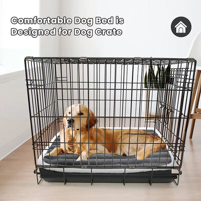 Orthopedic Dog Bed with Egg Crate Foam & Washable Cover for Joint Support & Senior Pets