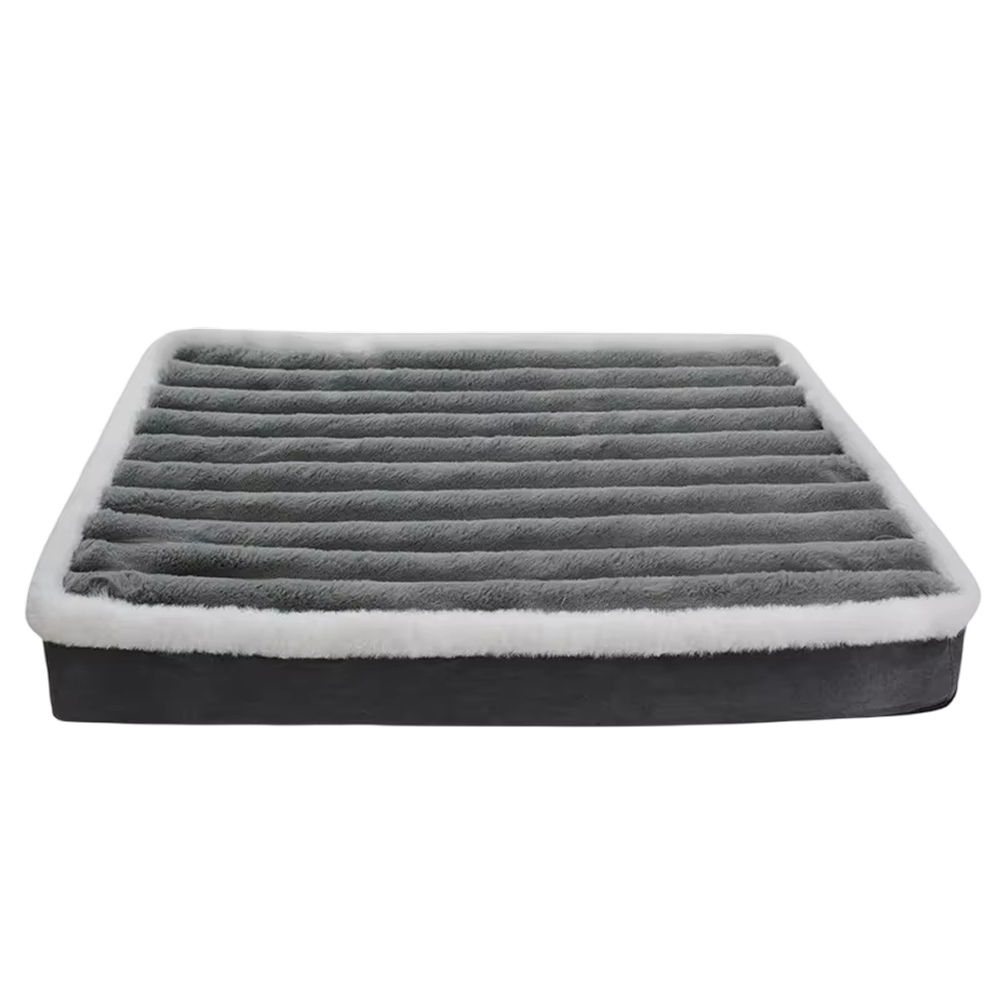 Orthopedic Dog Bed with Egg Crate Foam & Washable Cover for Joint Support & Senior Pets