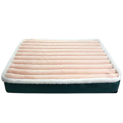 Orthopedic Dog Bed with Egg Crate Foam & Washable Cover for Joint Support & Senior Pets