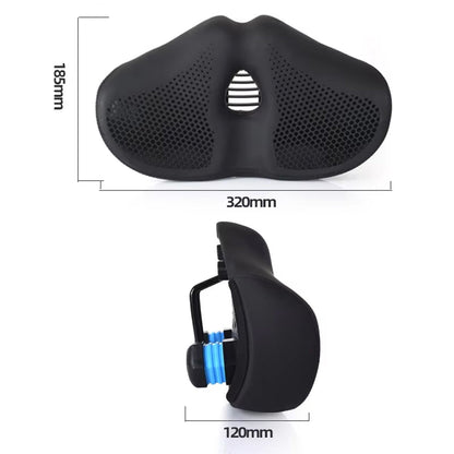 Ergonomic Split Saddle for Bicycles – Pressure-Free Cycling Seat with Spring Suspension & Wide Cushion