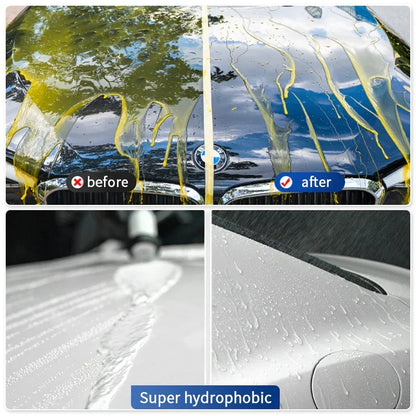 Nano Ceramic Vehicle Paint Shield Spray for Cars UV Protection Hydrophobic Gloss Finish Professional Detailing Solution Quick Dry Formula Wa
