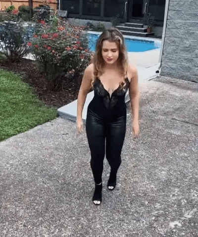 Bodysuit Lace V-Neck Tummy Control