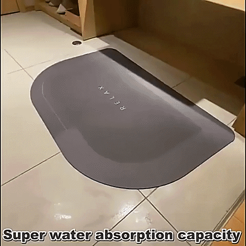 Quick-Dry Slip-Resistant Mat for Safe Bathrooms and Entrances