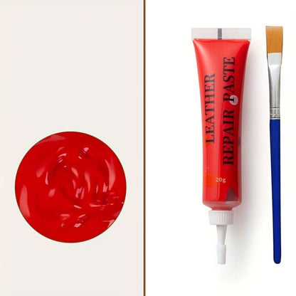 Leather & Vinyl Repair Kit for Couches, Car Interiors & Upholstery – 12 Color Options for Furniture Touch-Ups