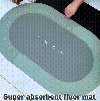 Quick-Dry Slip-Resistant Mat for Safe Bathrooms and Entrances