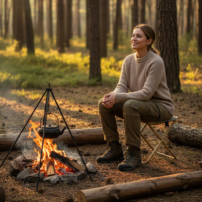 TRAVELSEAT – Portable Foldable Camping Stool