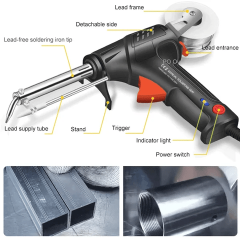 Electric Welding Tool | 2-in-1 Welder with Rapid 20s Heat-Up | Ergonomic Design for Efficient Welding and Cutting